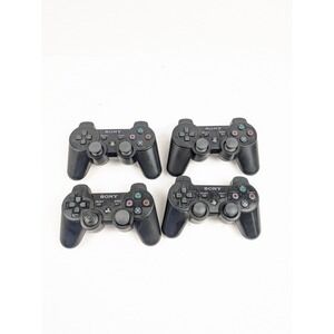 Sony PlayStation 3 PS3 Lot Of 4 OEM Controllers - For Parts Or Repairs